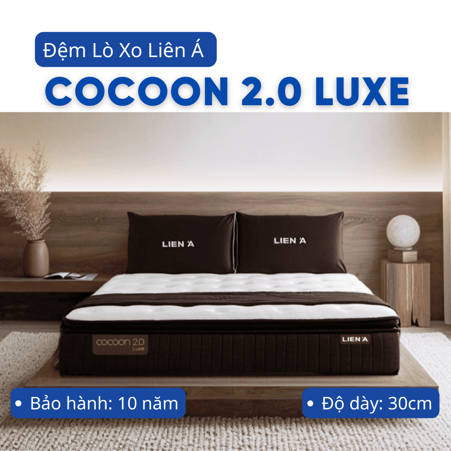 Đệm lò xo Liên Á Cocoon 2.0 Luxe