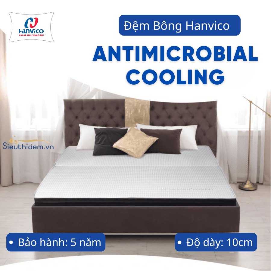 Đệm bông ANTIMICROBIAL COOLING
