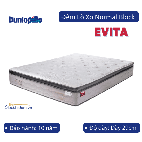 Đệm lò xo Dunlopillo Evita